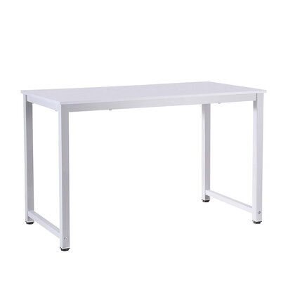 Computer Desk Home Office Study Table White 120CM