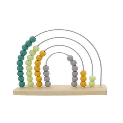 CALM & BREEZY RAINBOW ABACUS OLIVE