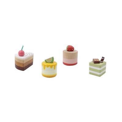 Wooden Cake Set