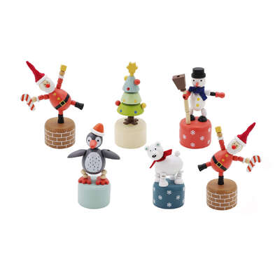 Christmas Dancing Characters Set Of 5