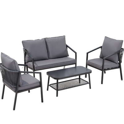 4-Seater Outdoor Sofa Set - Patio Furniture