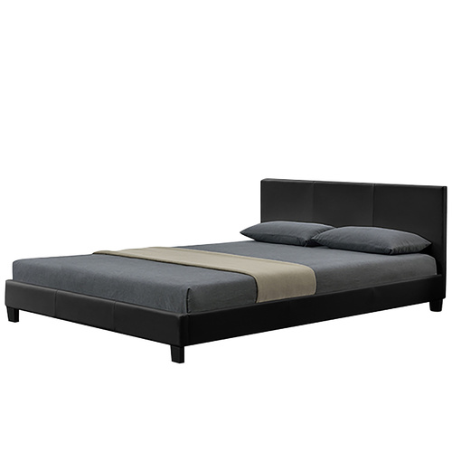 Kaapo Queen Size Bed Frame Black 203 x 153 x 89cm