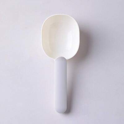 Dog Cat Feeding Spoon Dark White/Grey