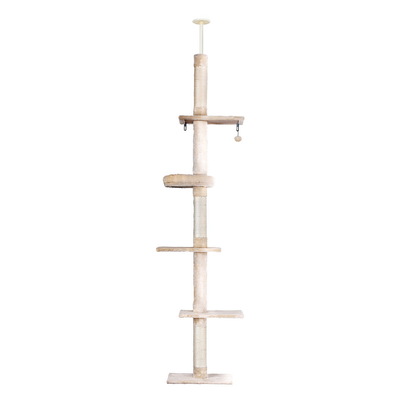 Cat Tree 290cm Tower Scratching Cats Post Scratcher Floor to Ceiling Bed