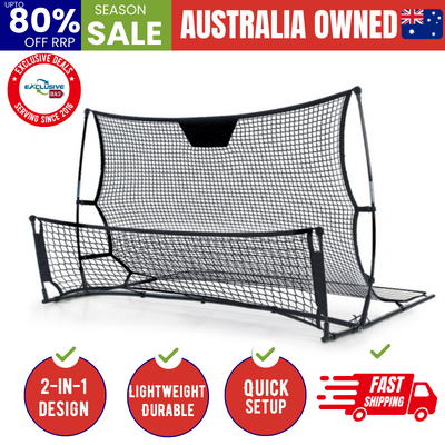 2.1M Football Soccer Net Portable Goal Net Rebounder Sports Training