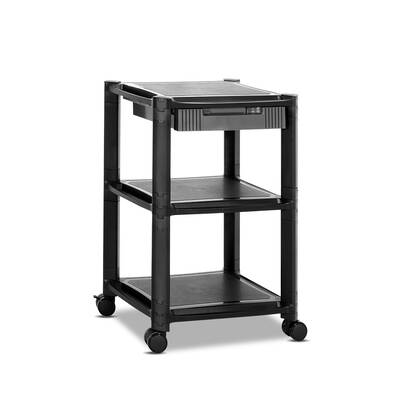 Mobile Printer Stand Shelf Rolling Cart Adjustable