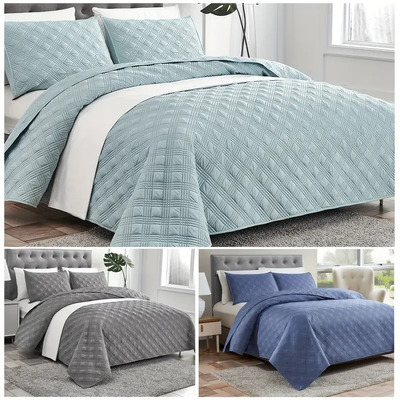 3-Piece Bed Quilt Set: Soft Comfort for Your Bedroom