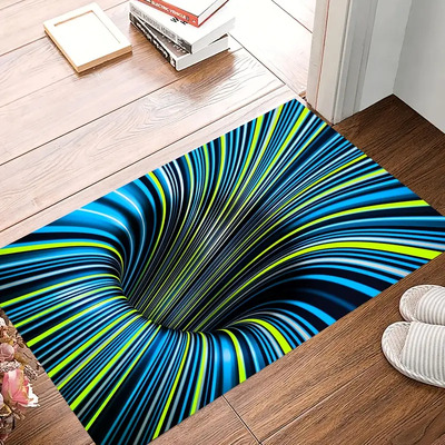 Ethereal Dreams: 3D Illusion Abstract Decorative Rug for Bedroom