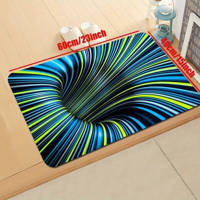 Ethereal Dreams: 3D Illusion Abstract Decorative Rug for Bedroom