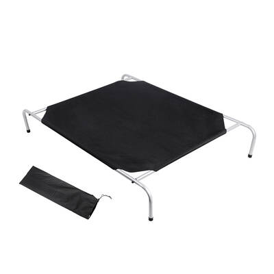 i.Pet Medium Canvash Heavy Duty Pet Trampoline - Black