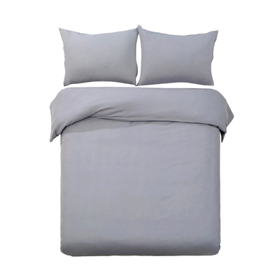 Quilt Cover Set Classic Grey Super King