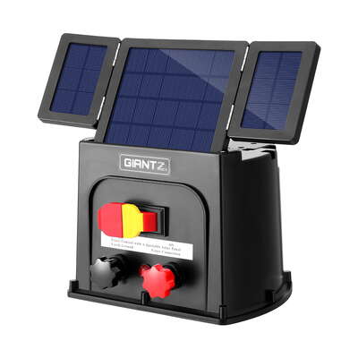 3Km Electric Fence Energiser Pet Solar Energizer 0.1J