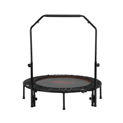 48" Trampoline Round Fitness Rebounder Handrail Jumping Exercise Home Gym