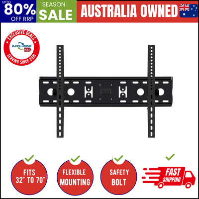 Slim TV Wall Mount Bracket (32"-70") Tilt Low Profile