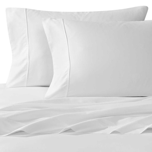 Renee Taylor 300 Thread Count Luxurious 100% Egyptian Cotton Percale Single Sheet Set