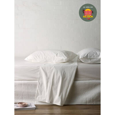 Linen and Moore Studio King Flat Sheet Set