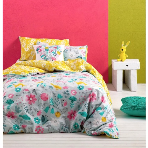 Wonderland Single Quilt Cover Set by Kas Kids