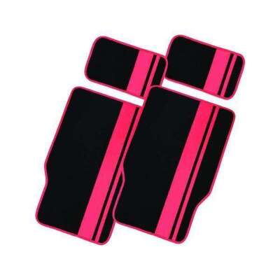 4-Piece Car Mat - Pink