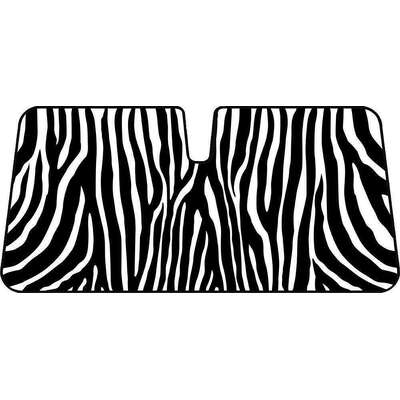 Premium Sun Shade [147Cm X 68.5Cm] - Zebra White