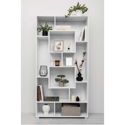 Stylish Display Shelf - White