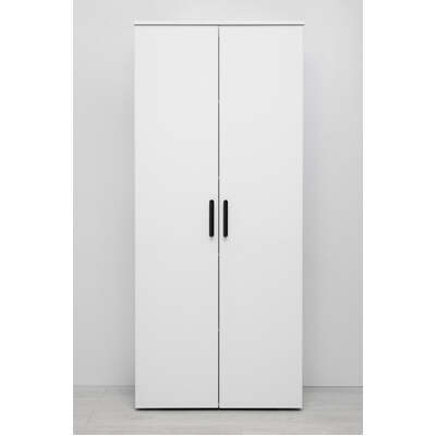 Universal Storage Cupboard - Slim Shaker Panel - Deco Black Handle