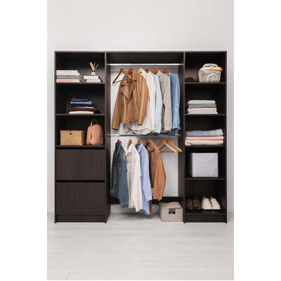 2M Walk In Wardrobe Kit - Classic - Nordic Ash