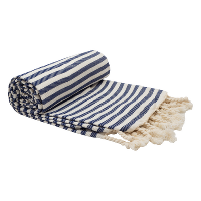 Turkish Cotton Towel - Navy