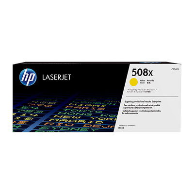 Hp #508X Yellow Toner Cf362X