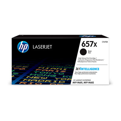 Hp #657X Black Toner Cf470X