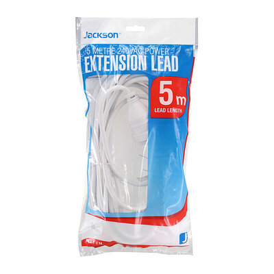 Ext Lead 5M White