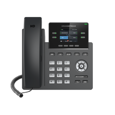 4 Line Ip Phone: Hd Audio, Colour Screen, Powerable Via Poe