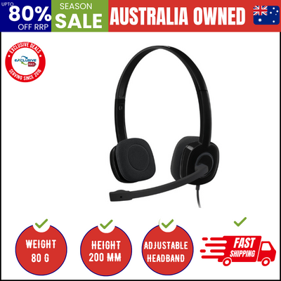 H151 Lightweight Stereo Headset With Mic & Controls