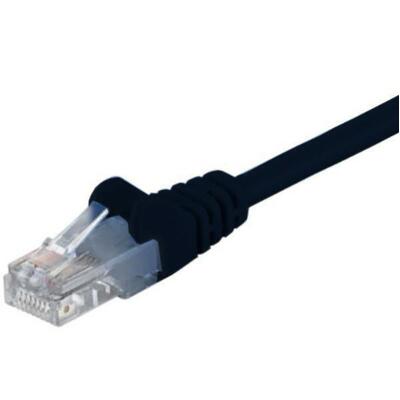 Cat5E Patch Lead Black 0.3M New Retail Pack