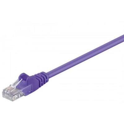 Cat5E Patch Lead Purple 0.5M New Retail Pack