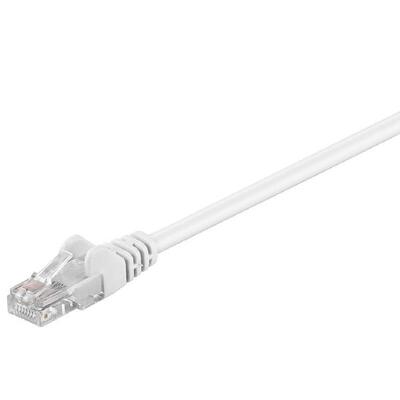 Cat5E Patch Lead White 0.5M New Retail Pack