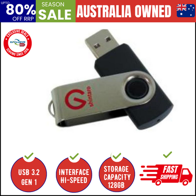 128GB Rotating Pocket Disk USB3.2 (Gen 1) - Backwards compatible  with USB 2.0 &amp USB 3.0/3.2