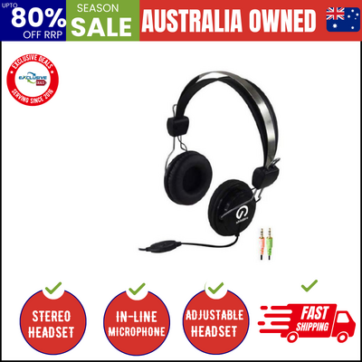 Stereo Headset With Inline Microphone