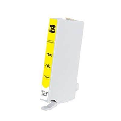 Yellow Compatible Inkjet Cartridge Replacement For 802Xl