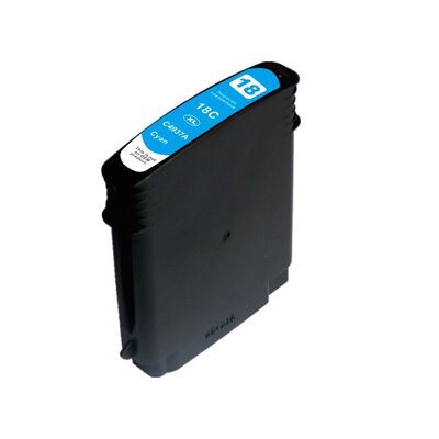 Hp Compatible 18 #18 High Yield Cyan Compatible Inkjet Cartridge