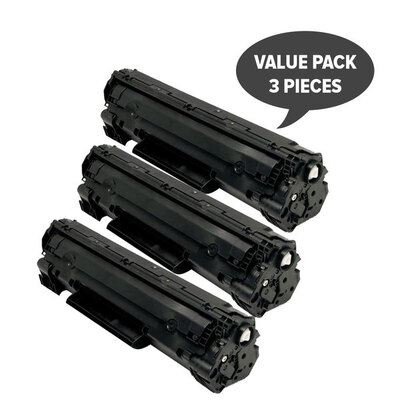 Hp Compatible Cb435A Cb436A Cart 312 Premium Generic Toner X 3