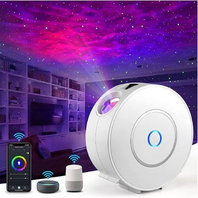 Smart Galaxy Star Projector Alexa and Google Home Compatible