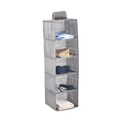 5 Tier Shelf Hanging Closet Organizer and Storage for Clothes