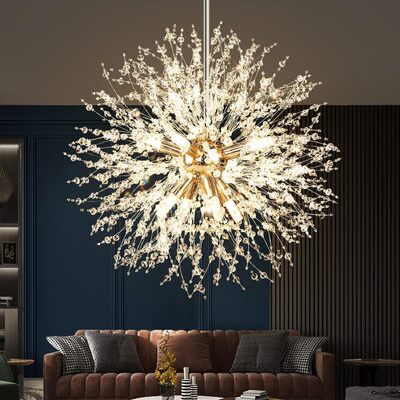 Modern Crystal Chandelier Firework, 8 Lights