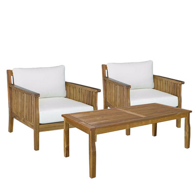 Arizona Table And Armchairs 3Pcs