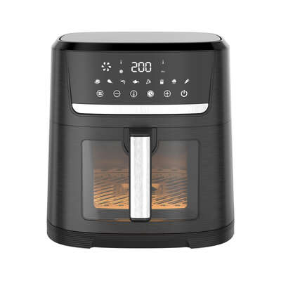 1700 Watts 10L Digital Air Fryer with Viewing Window Large Capacity