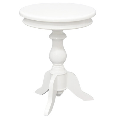 Round Wine Table (White)