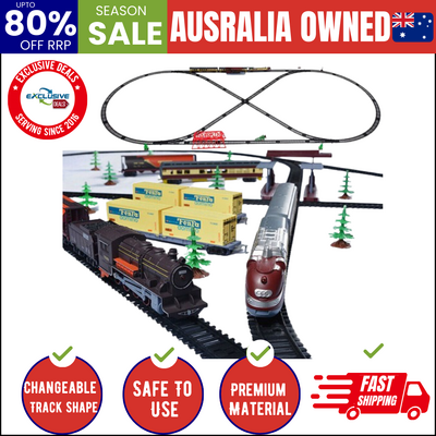 Electric Large Classic Train Set For Kids