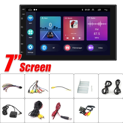 7" Car Radio Gps Fm Rds Wifi With Rear Camera, Android Ios Carplay