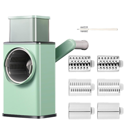 Manual Rotary Drum Grater Vegetable Slicer