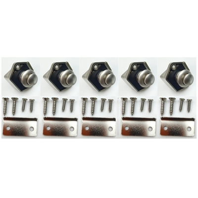 5Pcs Push Button Drawer Cupboard Lock